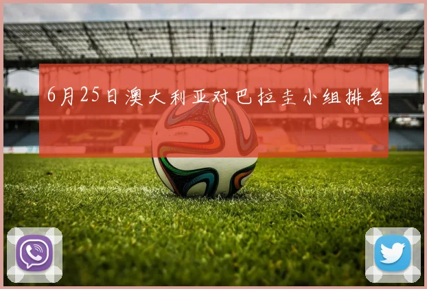 6月25日澳大利亚对巴拉圭小组排名